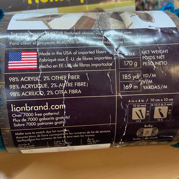 Lion Brand Homespun Yarn Bundle - Picture 2 of 5